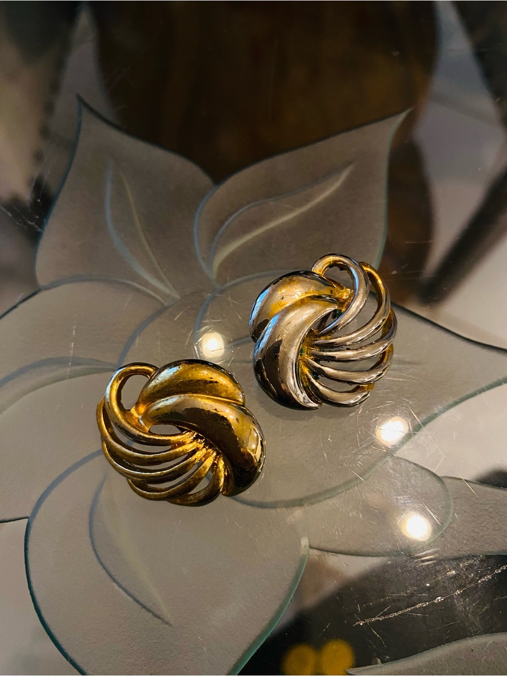 Macy's Gold-Tone Twisted Knot Clip-On Earrings